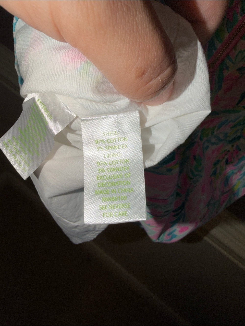 Lilly Pulitzer Mila Shift Dress | Pink & Teal | Size 14 - Picture 10 of 11